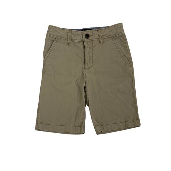 OshKosh Khaki Uniform Shorts Size Youth 7 - Picture 1 of 3